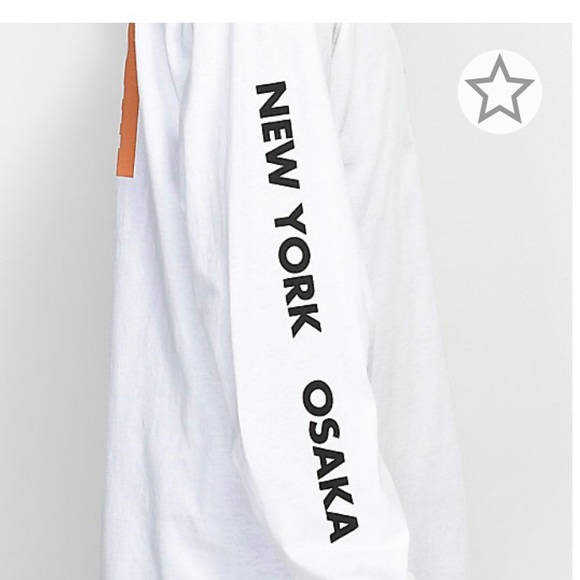 HUF white long sleeve shirt - Picture 4 of 4